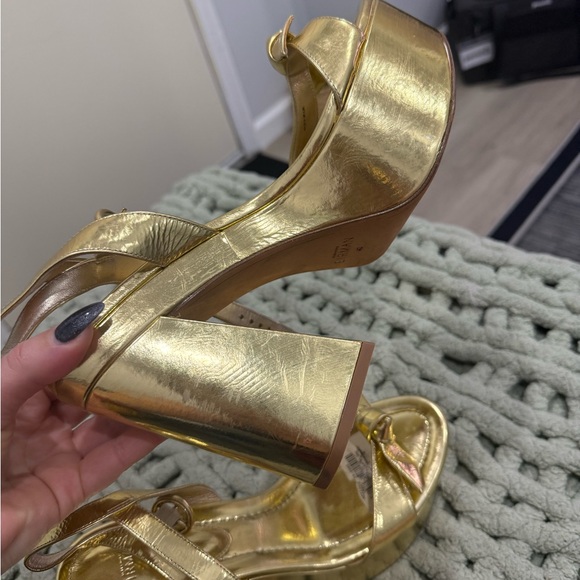 Alexandre Birman Gold Platform - Picture 4 of 4